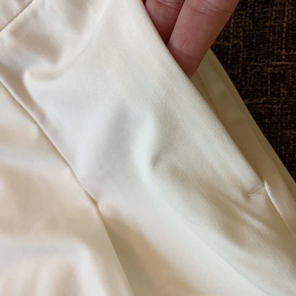 New Nike golf flex woven crop pants off white $90 - Picture 9 of 10